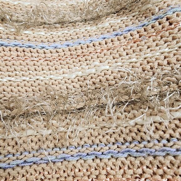 Love 21 Eyelash Belted Cardigan Sweater Tan Size Medium - Picture 10 of 10